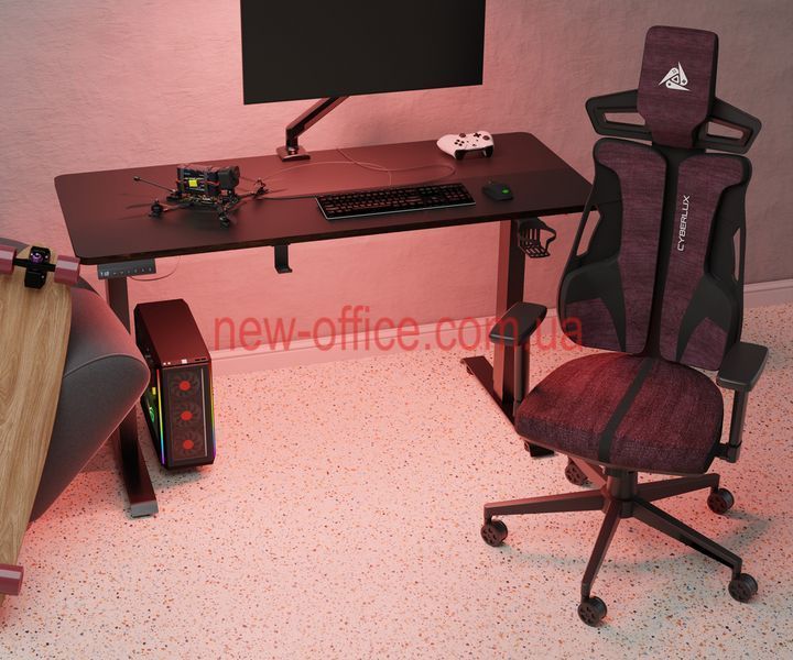 Крісло Cyberlux V8 Fabric Red Тканина Червона 600136 GM-V8 FR фото