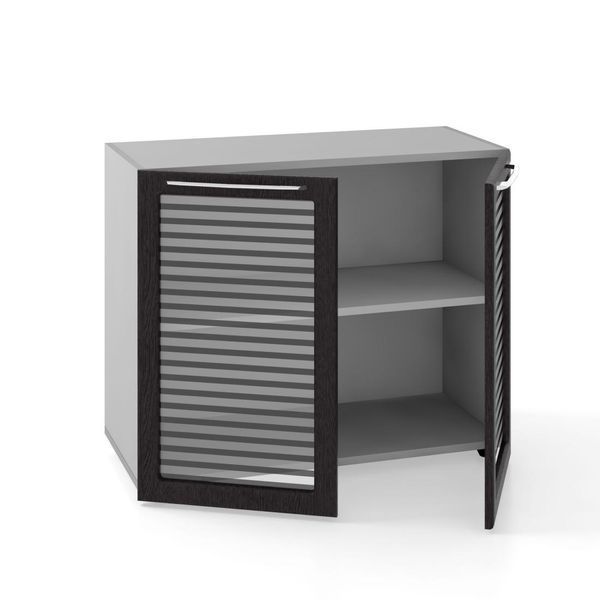 Шафа зі склом низька Альянс МДФ 21/136 (900*400*Н736) 800156 фото