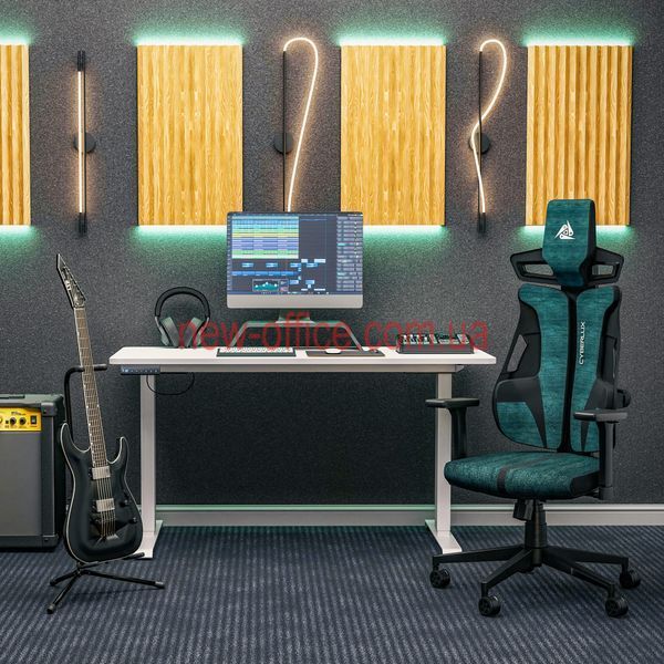 Крісло Cyberlux V8 Fabric Green Тканина Зелена 600133 GM-V8 FZ фото