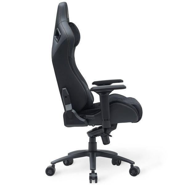 Крісло Cyberlux Apollo Black Тканина-Екошкіра Чорна 600131 GM-404 B фото Крісло Cyberlux Apollo Black Тканина-Екошкіра Чорна 600131 GM-404 B фото