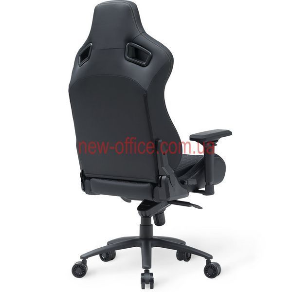 Крісло Cyberlux Apollo Black Тканина-Екошкіра Чорна 600131 GM-404 B фото