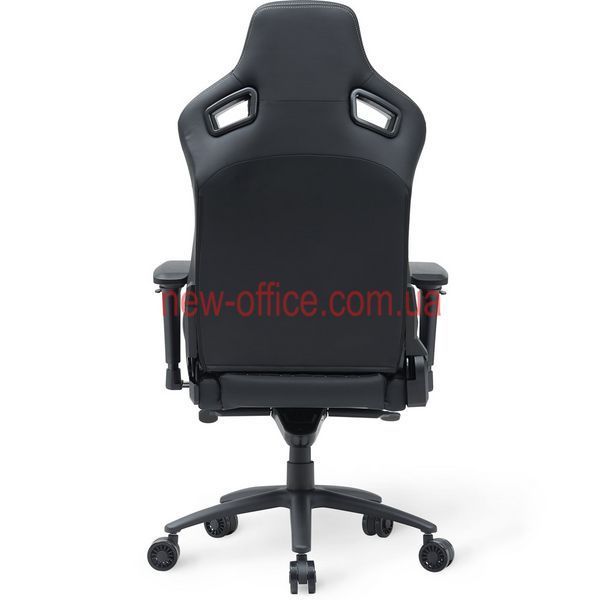 Крісло Cyberlux Apollo Black Тканина-Екошкіра Чорна 600131 GM-404 B фото