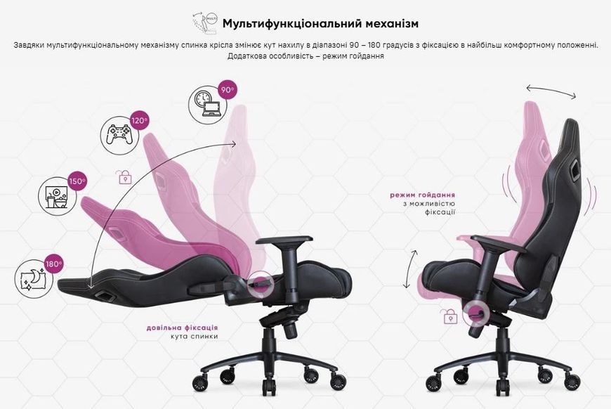 Крісло Cyberlux Apollo Black Тканина-Екошкіра Чорна 600131 GM-404 B фото Крісло Cyberlux Apollo Black Тканина-Екошкіра Чорна 600131 GM-404 B фото