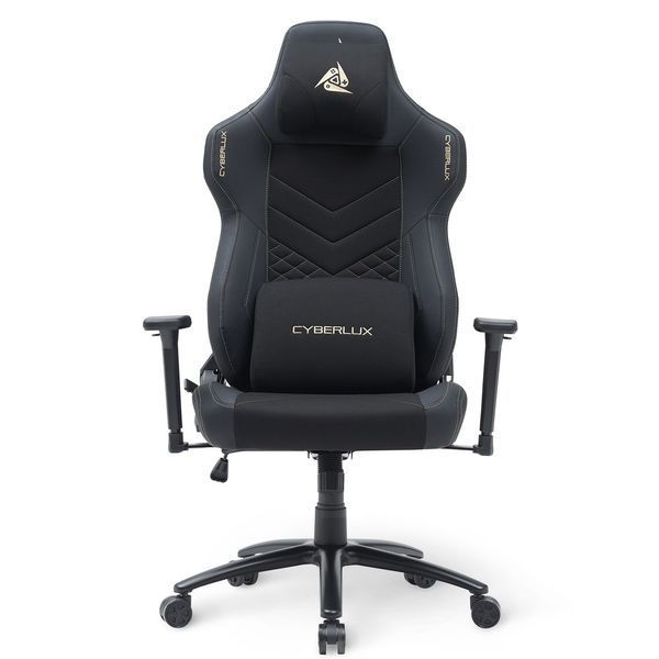 Крісло Cyberlux Poseidon Black Тканина-Екошкіра 600132 GM-415 B фото