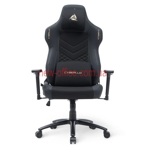 Крісло Cyberlux Poseidon Black Тканина-Екошкіра 600132 GM-415 B фото