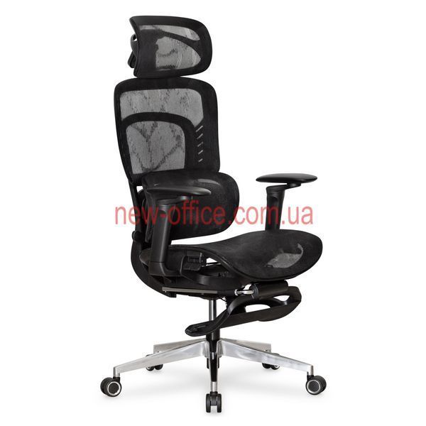 Крісло з масажем Mealux M10 Massage Сітка Чорна 600102 HF-M10 M/BB фото