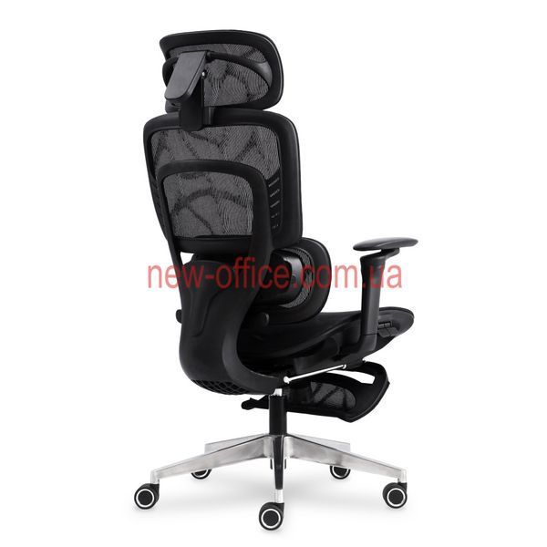 Крісло з масажем Mealux M10 Massage Сітка Чорна 600102 HF-M10 M/BB фото