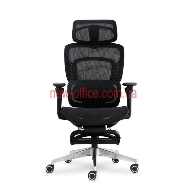 Крісло з масажем Mealux M10 Massage Сітка Чорна 600102 HF-M10 M/BB фото