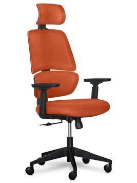 Крісло Mealux Leo Air Orange Сітка Помаранчева 600124 Y-543 KBY фото