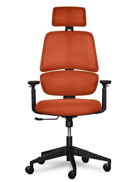 Крісло Mealux Leo Air Orange Сітка Помаранчева 600124 Y-543 KBY фото
