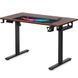 Стіл з електрорегулюванням висоти Mealux PowerDesk Energy (1200*600) Walnut   600202 EVO-201 Energy Walnut/B фото