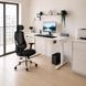 Крісло Mealux Flow Fabric Black (HF-B30 F/B) Сітка-Тканина Чорна 600206 фото 2