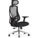 Крісло Mealux Flow Fabric Black (HF-B30 F/B) Сітка-Тканина Чорна 600206 фото 1
