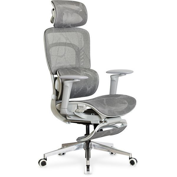 Крісло з масажем Mealux M10 Massage Сітка Сіра 600103 HF-M10 M/G фото