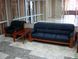 Крісло офісне Елегант (Elegant) 1S (850х800хН810) Шкіра чорна 1776 фото 3
