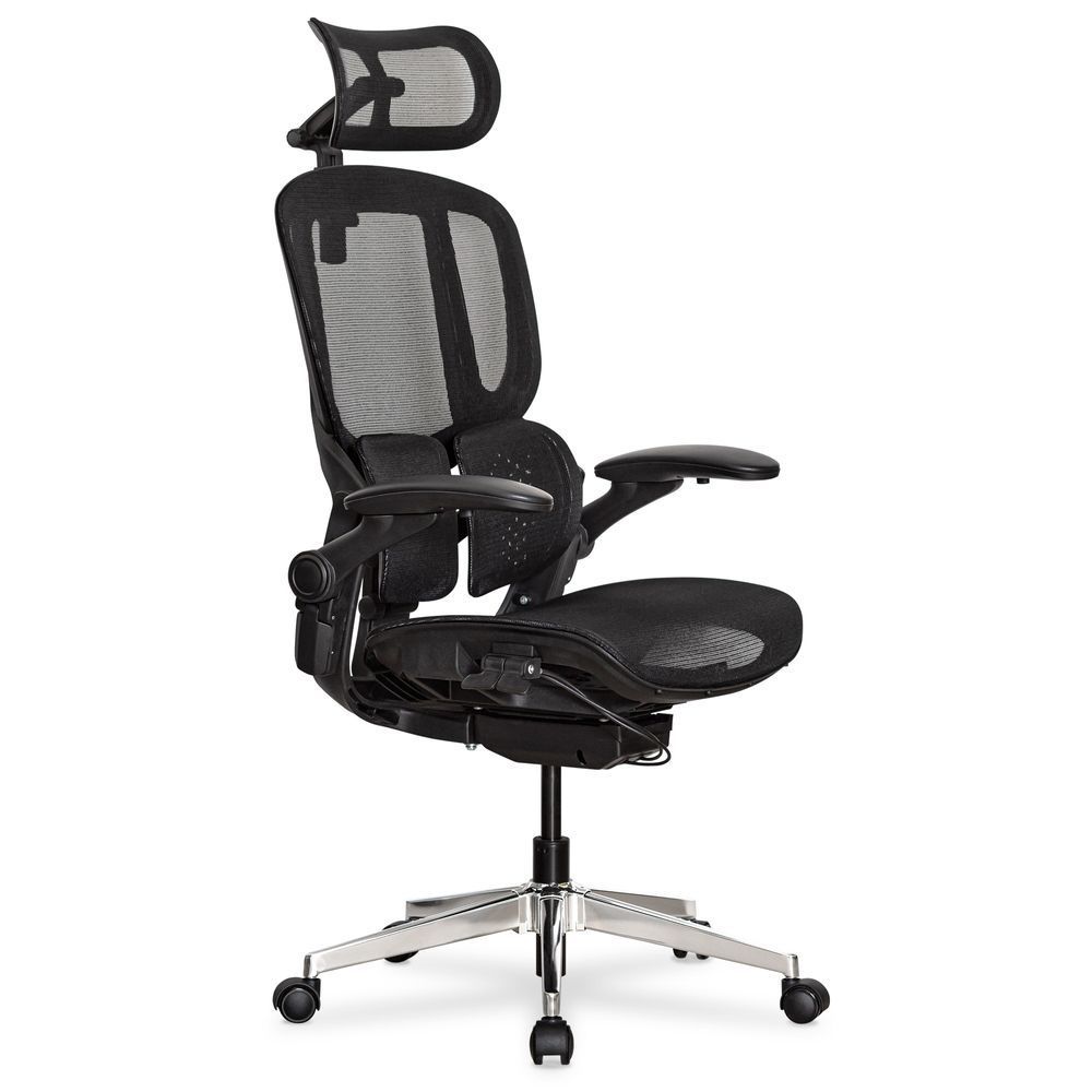 Крісло Mealux S202 Air Black Сітка Чорна 600125 HF-S202 M/B фото