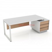 Стол Промо Топ Комби Q33-L1600 тумба, экран (1600*800*Н761)