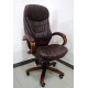Кресло кожаное VA-104HB EXTRA MB LE коричневое