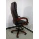 Кресло кожаное VA-104HB EXTRA MB LE коричневое