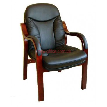 Кресло кожаное Гранд CF EXTRA черный