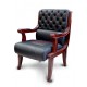 Кресло кожаное Сорренто EX CF DA черное