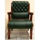 Кресло кожаное Сорренто EX CF DA зеленое