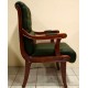Кресло кожаное Сорренто EX CF DA зеленое