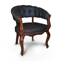 Кресло кожаное Монк EX CF DA черное