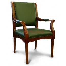 Кресло кожаное Венеция EX CF DA зеленое