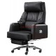 Крісло ВІП Осавул (Osavul) Black, Релакс, Шкіра натуральна чорна