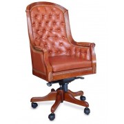 Крісло керівника VIP Джермано (Dzhermano) Шкіра люкс віскі