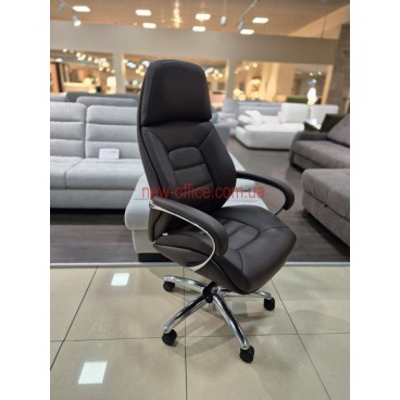Крісло керівника VIP  F181 BRL Шкіра люкс коричнева