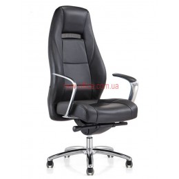 Крісло керівника VIP F161 Шкіра люкс чорна