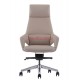 Крісло керівника VIP FK005, Synchro, Шкіра люкс бежева