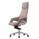 Крісло керівника VIP FK005, Synchro, Шкіра люкс бежева
