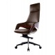 Крісло керівника VIP FK005, Synchro, Шкіра люкс темно-коричнева