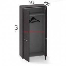 Гардероб Альянс МДФ 21/127 (958*400*Н1845) з обрамленням