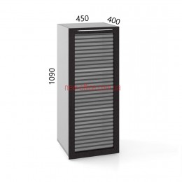 Пенал зі склом низький Альянс МДФ 21/131 (450*400*Н1090)