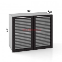 Шафа зі склом низька Альянс МДФ 21/136 (900*400*Н736)