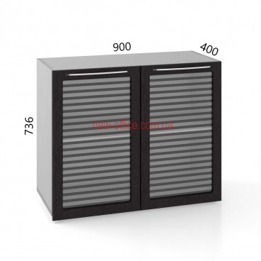 Шафа зі склом низька Альянс МДФ 21/136 (900*400*Н736)