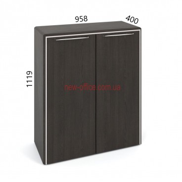 Шафа низька Альянс МДФ 21/137 (958*400*Н1119) з обрамленням