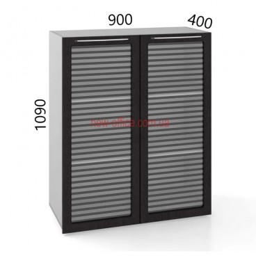 Шафа зі склом низька Альянс МДФ 21/138 (900*400*Н1090)