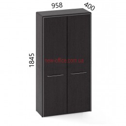 Шафа Альянс МДФ 21/139 (958*400*Н1845) з обрамленням