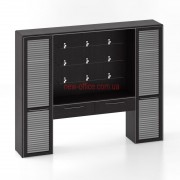 Шафи для кабінету Альянс МДФ 21/14AL (2328*400*Н1826)