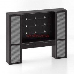 Шафи для кабінету Альянс МДФ 21/14AL (2328*400*Н1826)