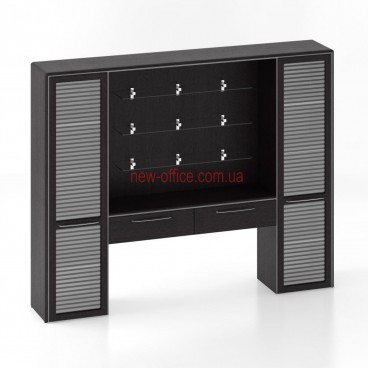 Шафи для кабінету Альянс МДФ 21/14AL (2328*400*Н1826)