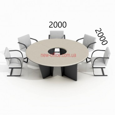 Конференц стіл Гранд МДФ 24/402 (2000*2000*H760)