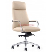 Крісло керівника VIP F206 BIE Шкіра бежева